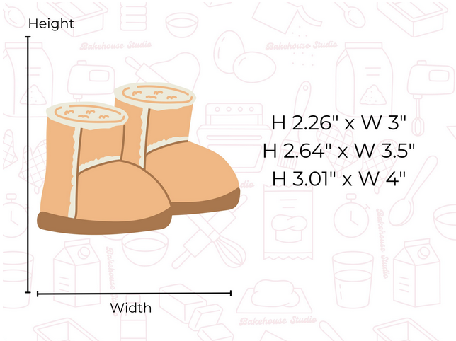 1033 Cozy Boots Cookie Cutter